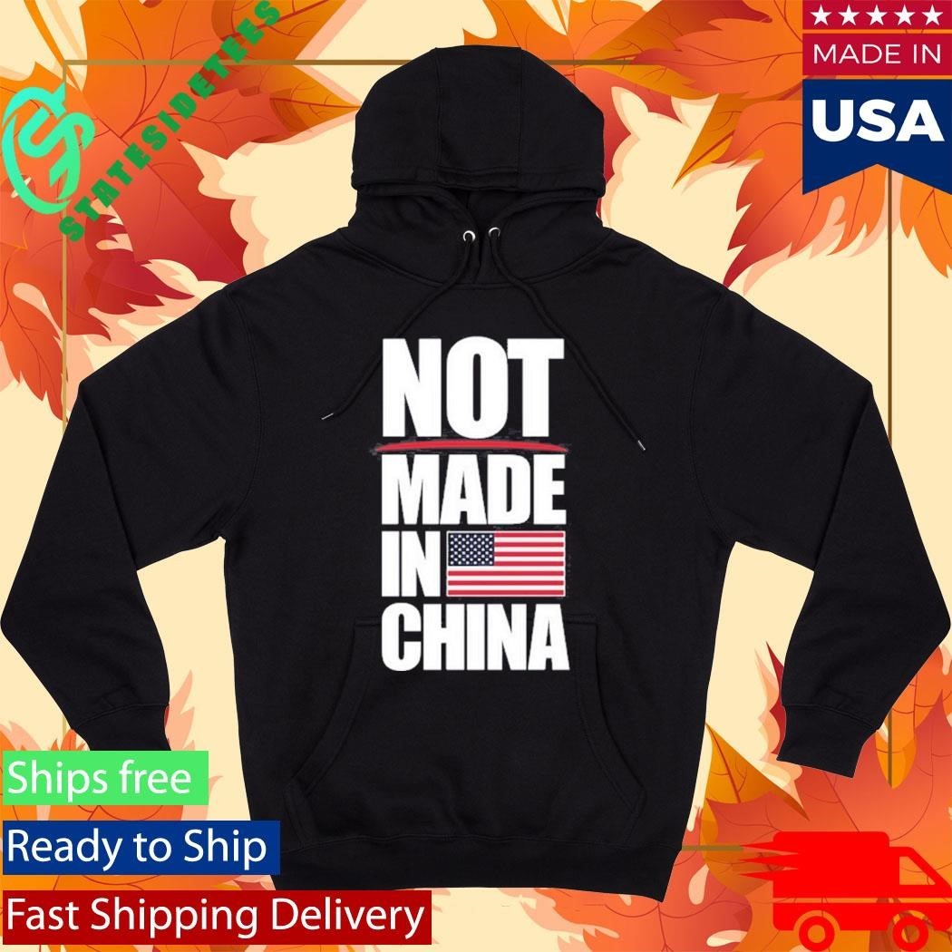Not Made in China American Flag Shirt