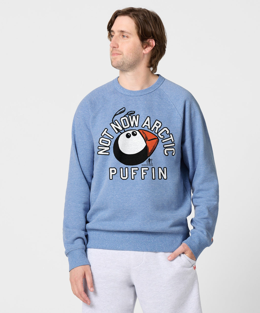 Not Now Arctic Puffin Crewneck