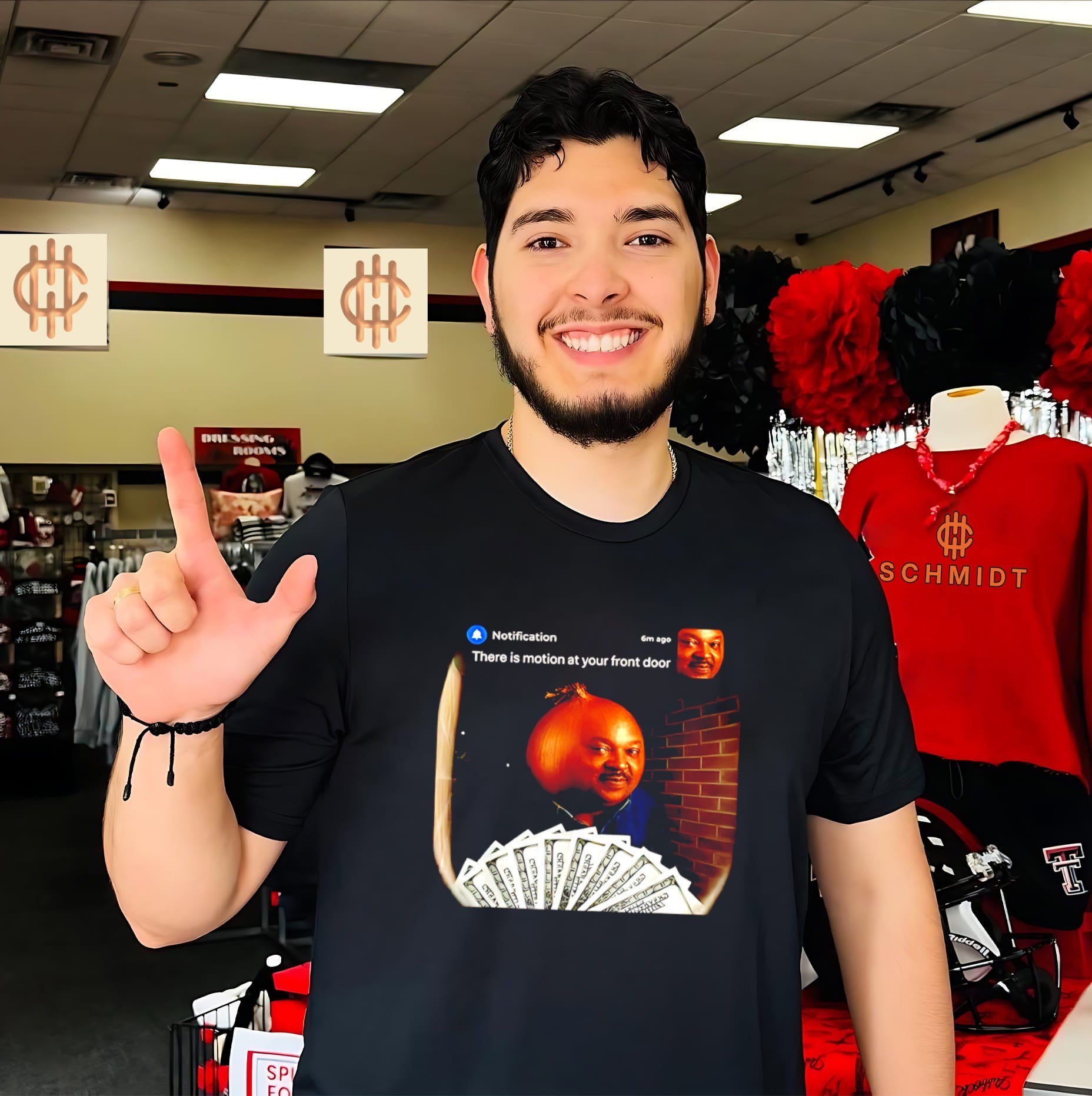 Notification there is motion at your front door Sonion meme shirt
