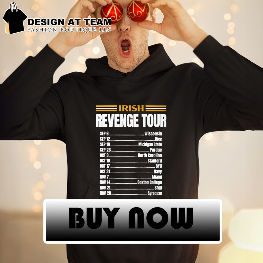 Notre Dame Fighting Irish Leave No Doubt Irish Revenge Tour 2026 shirt