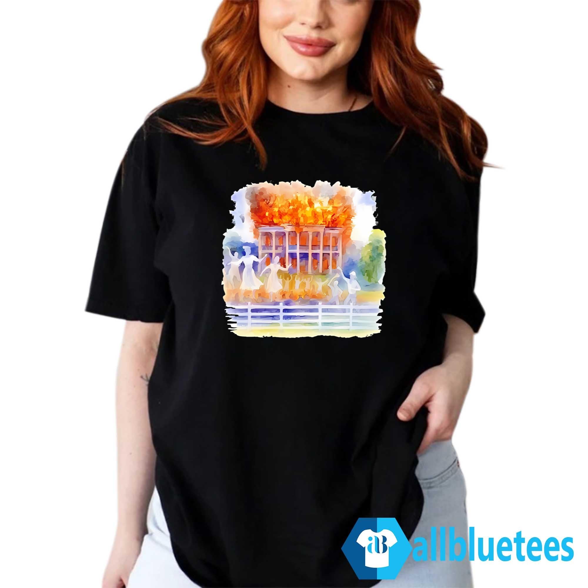 Nottoway Plantation Caught Fire And Burned To The Ground Shirt
