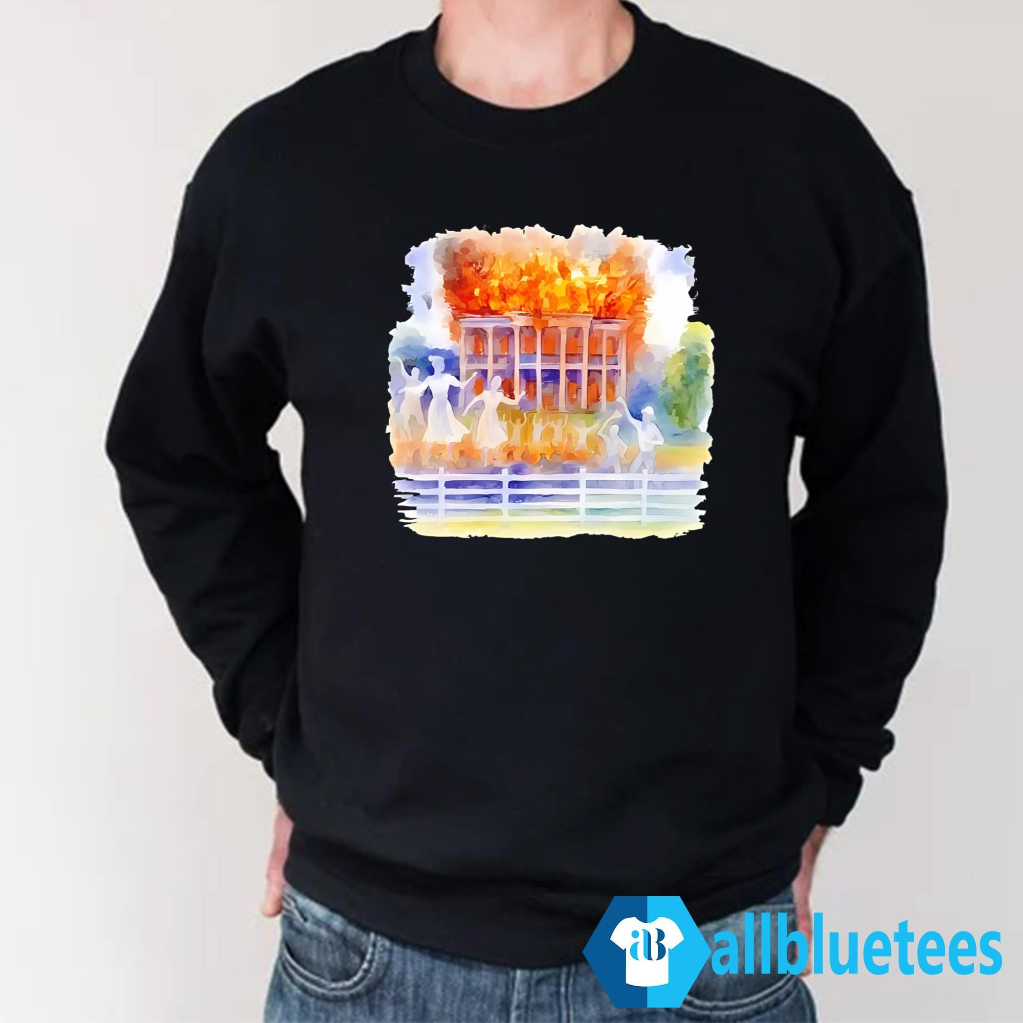 Nottoway Plantation Caught Fire And Burned To The Ground Shirt