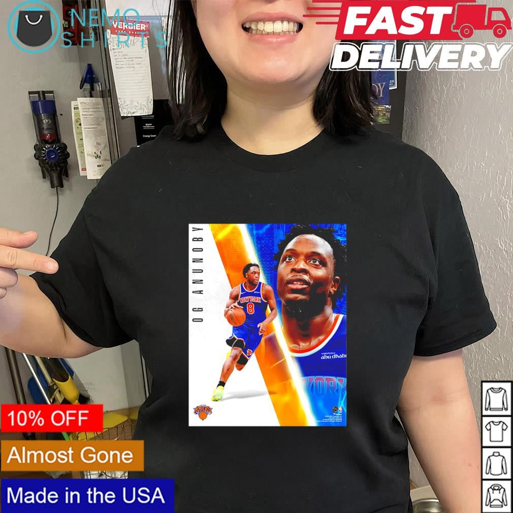 OG Anunoby New York Knicks Eastern Conference Champs collage shirt