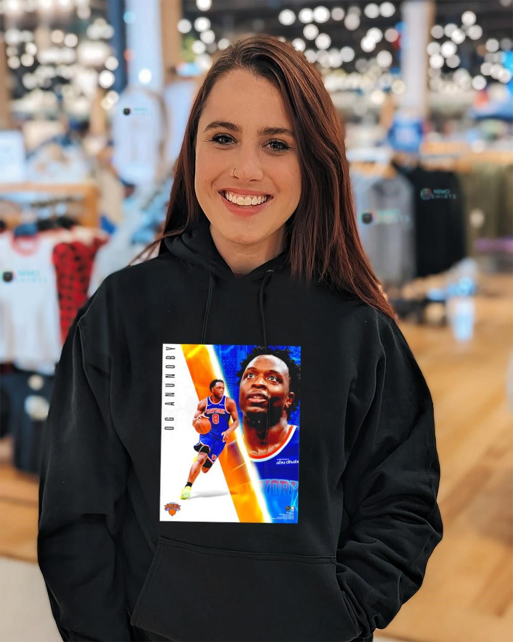OG Anunoby New York Knicks Eastern Conference Champs collage shirt
