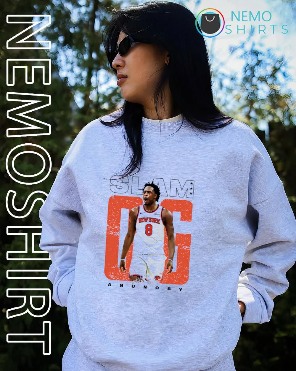 OG Anunoby the New York Knicks NBA Finals Slam shirt