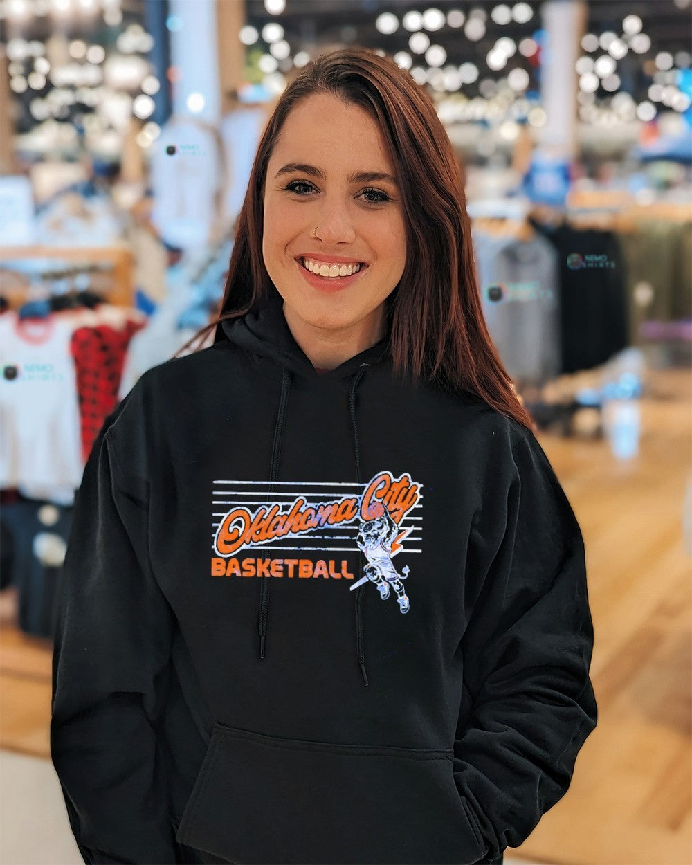 OKC Oklahoma City basketball cartoon mascot shirt