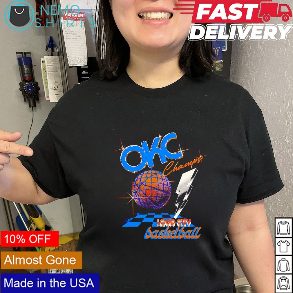 OKC Thunder champs Loud City basketball shirt