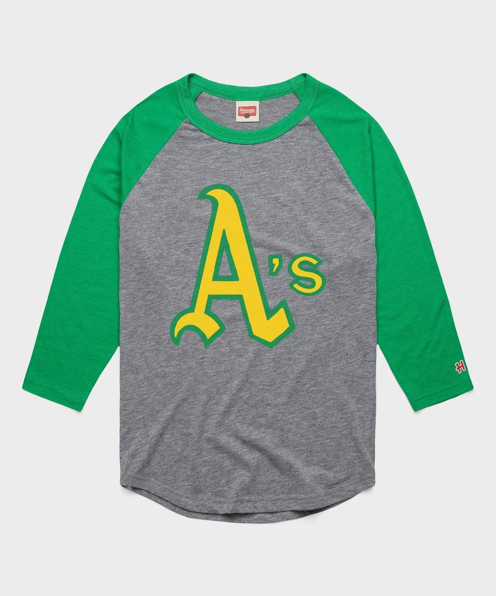 Oakland Athletics Jersey Logo '70 Raglan
