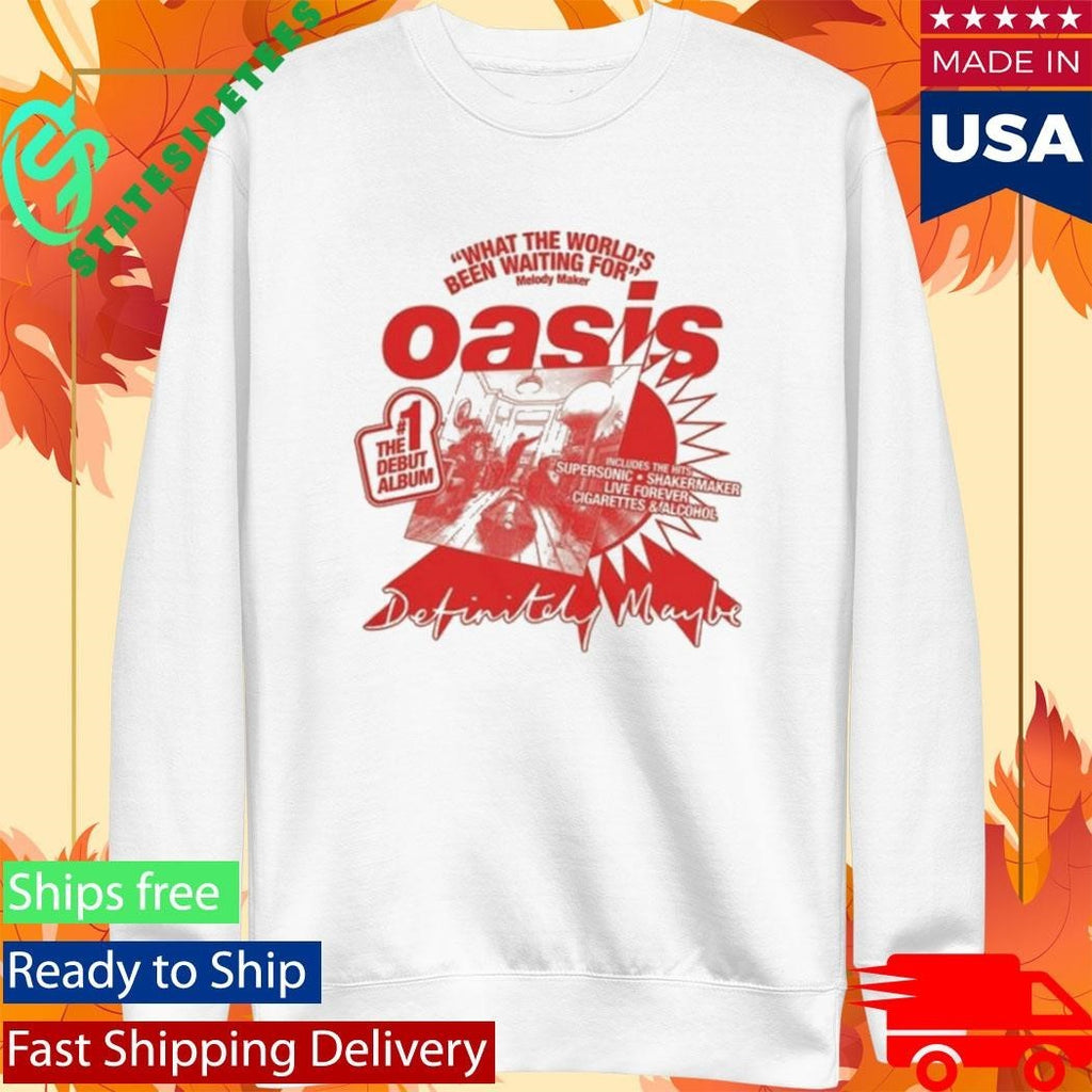 Oasis What The World’s Been Waiting For Natural Shirt