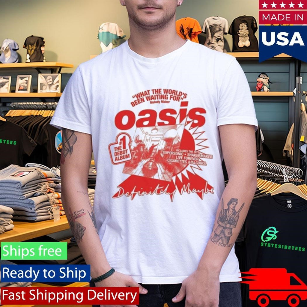 Oasis What The World’s Been Waiting For Natural Shirt
