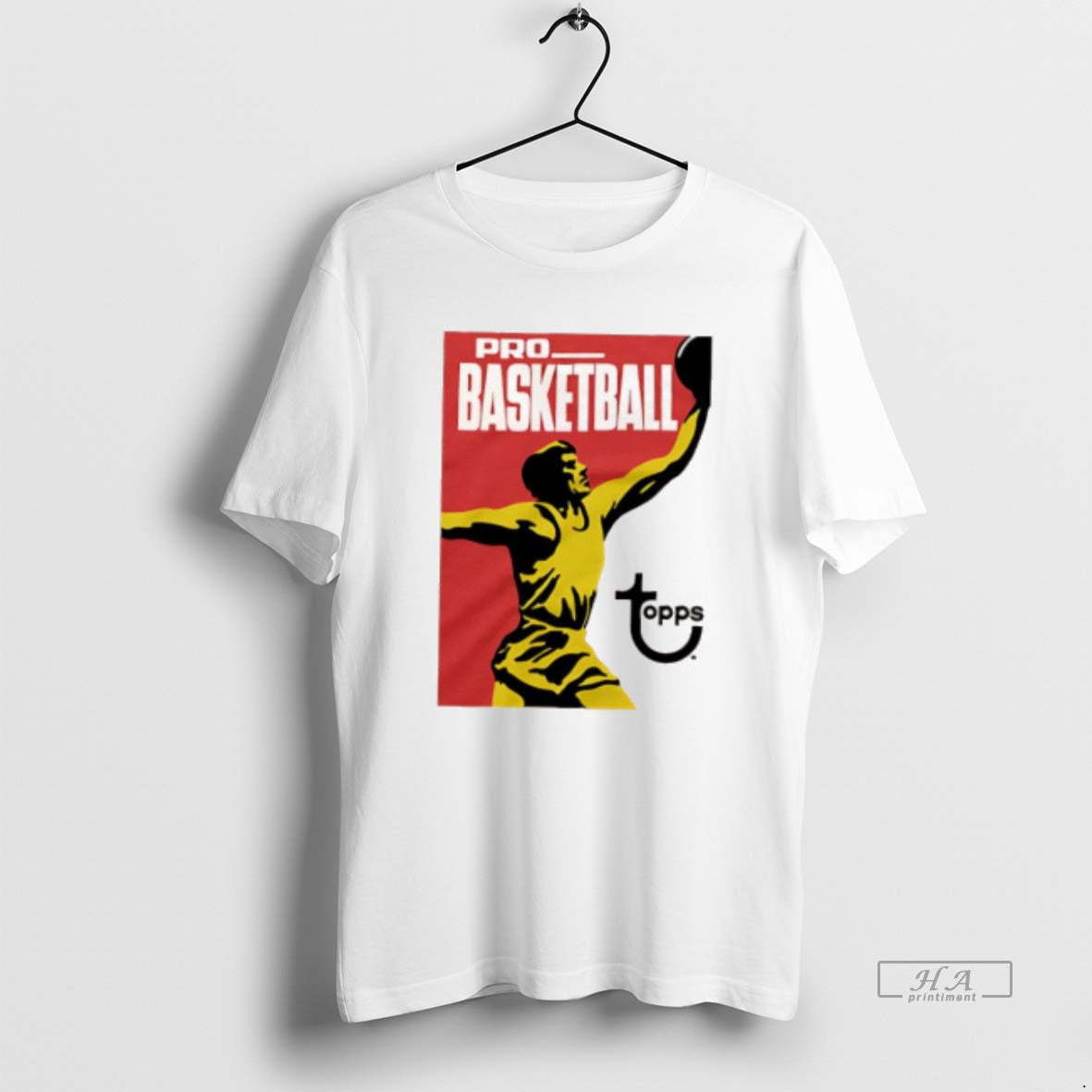 Official 1971 Topps Pro Basketball Logo Shirt Hoodie Sweatshirt | PurePodTees.com