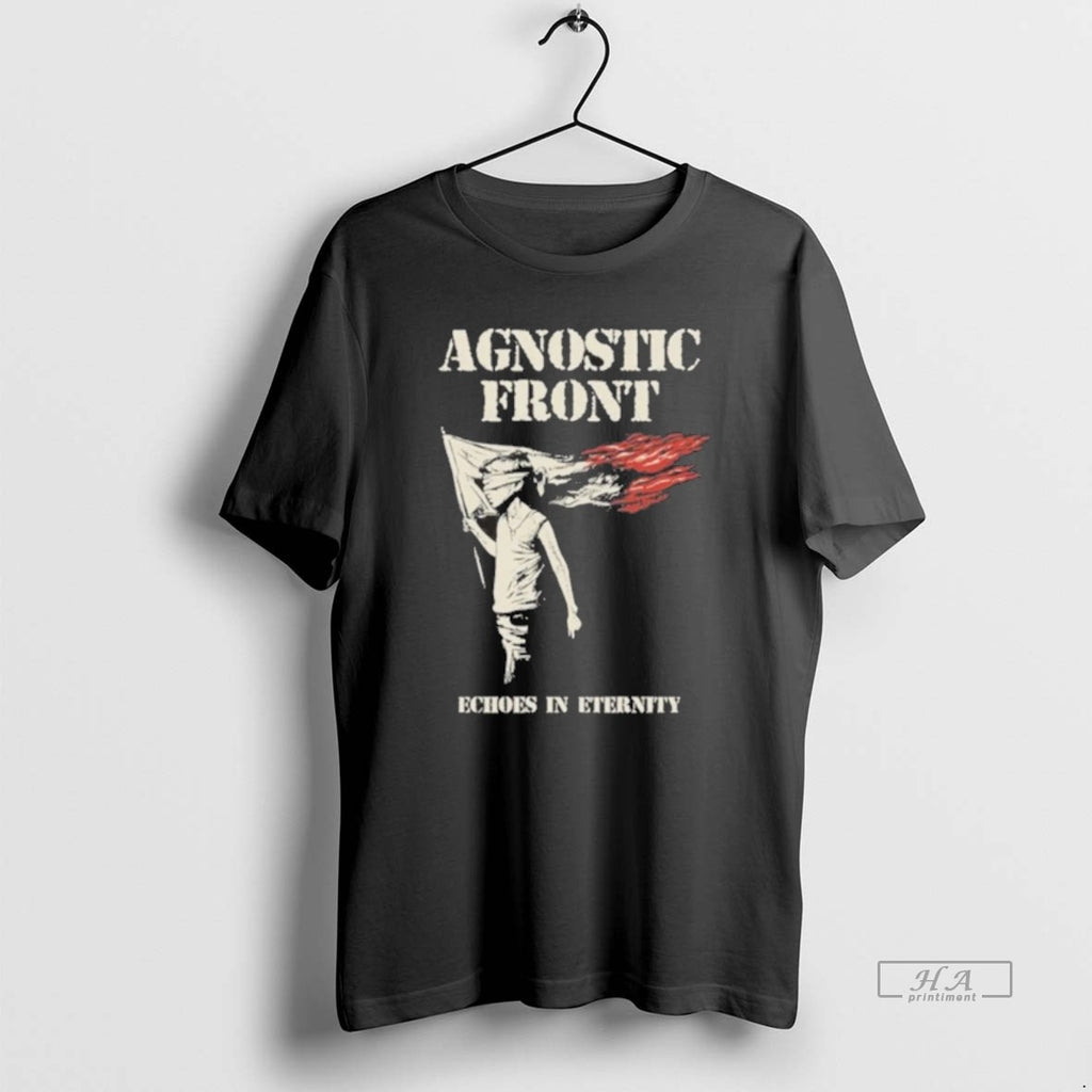Official 2025 Agnostic Front Echoes In Eternity Shirt Hoodie Sweatshirt | PurePodTees.com