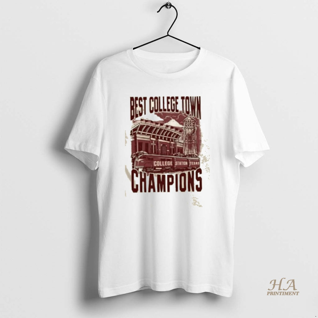 Official 2025 Best College Town Champions Shirt Hoodie Sweatshirt | PurePodTees.com