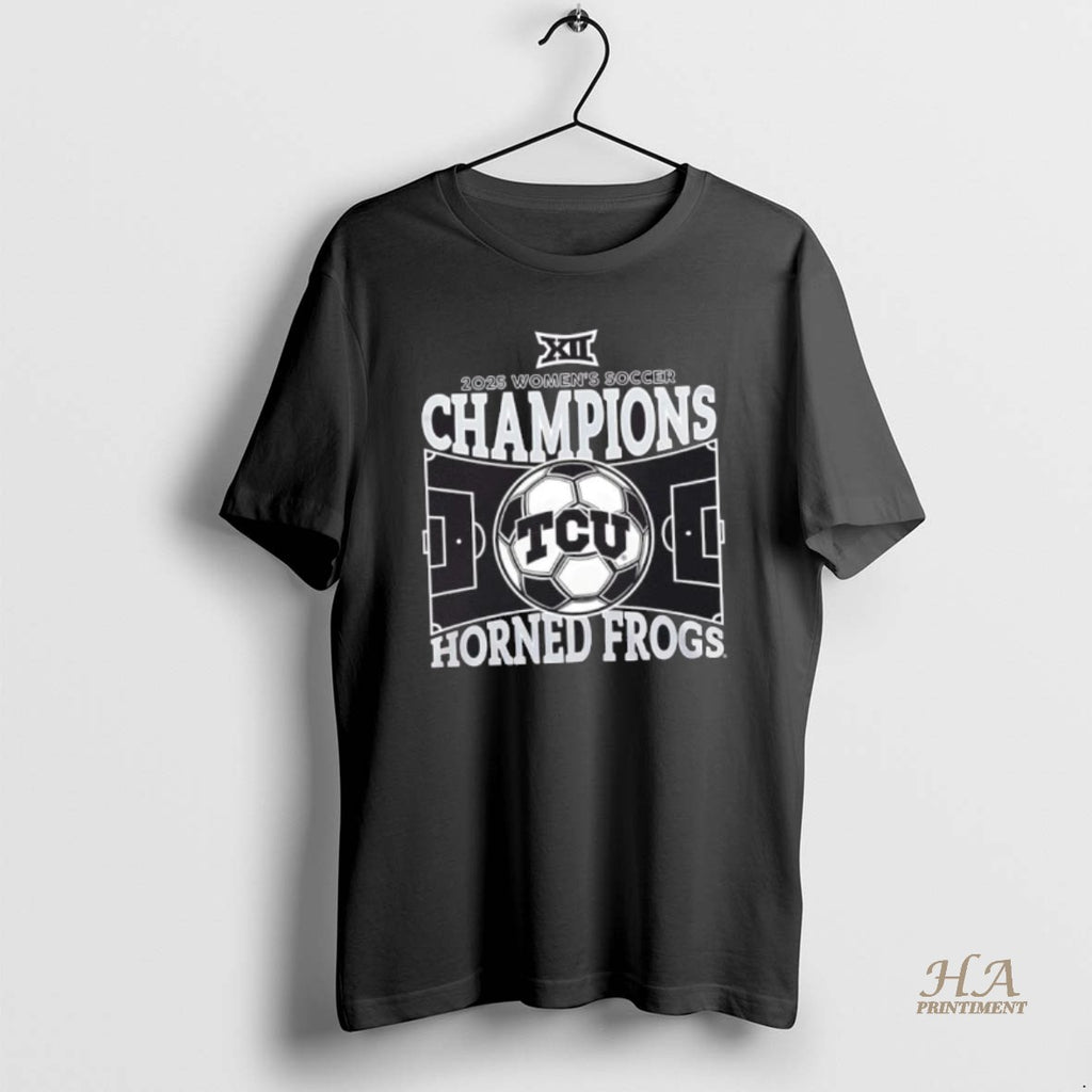 Official 2025 Big 12 Regular Season Champions Tcu Horned Frogs 2 Sided Shirt Hoodie Sweatshirt | PurePodTees.com