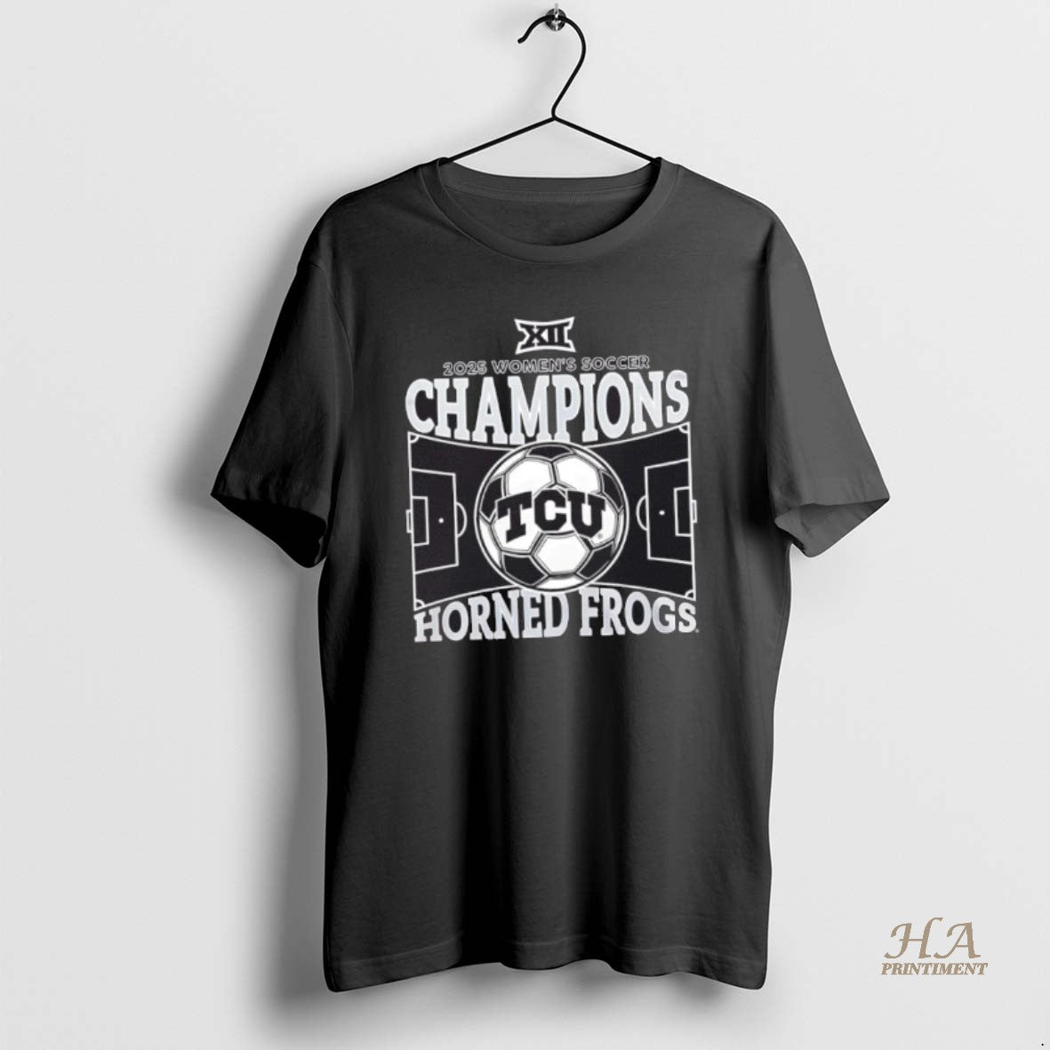 Official 2025 Big 12 Regular Season Champions Tcu Horned Frogs 2 Sided Shirt Hoodie Sweatshirt | PurePodTees.com