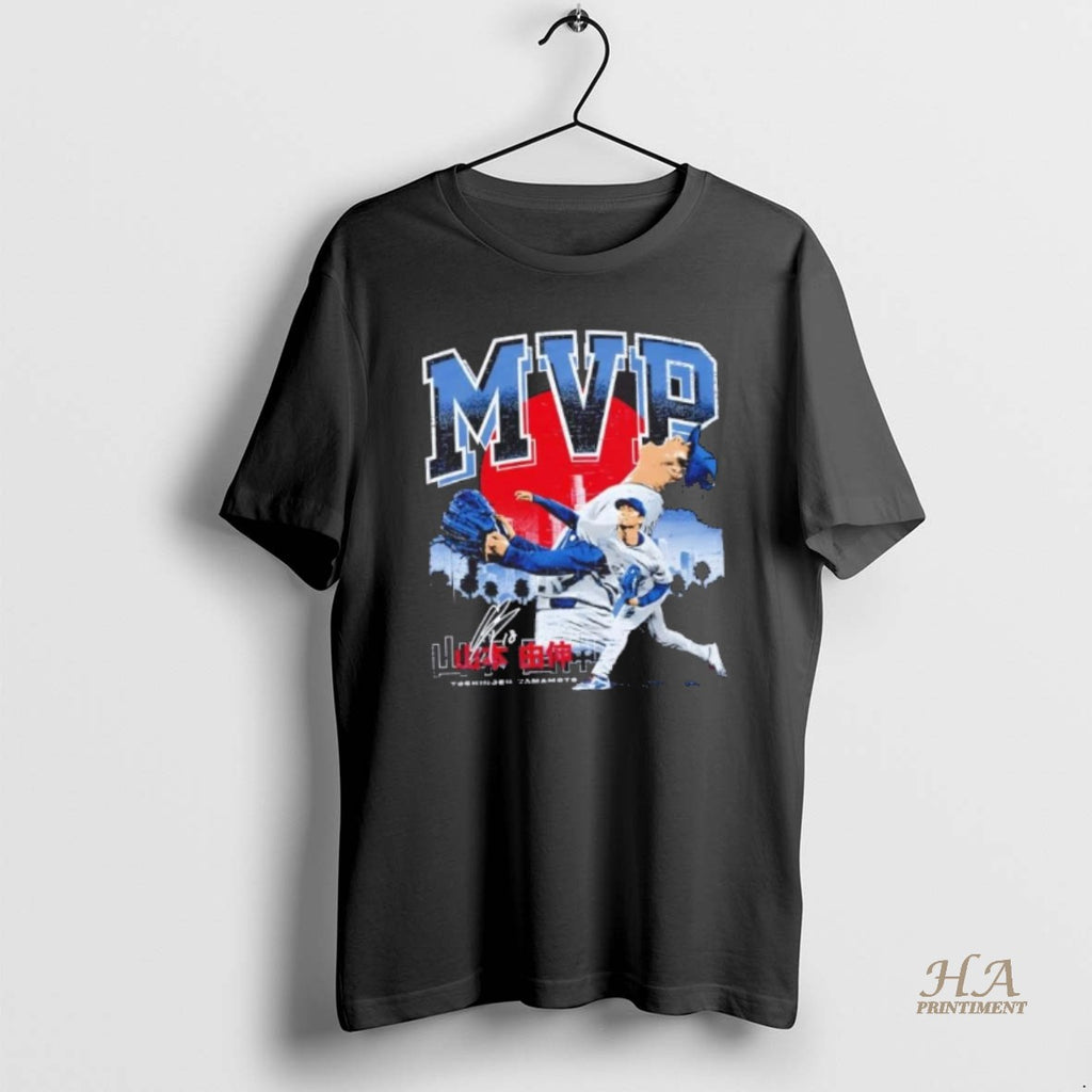 Official 2025 Championship Los Angeles Dodgers Mvp Yoshinobu Yamamoto Shirt Hoodie Sweatshirt | PurePodTees.com