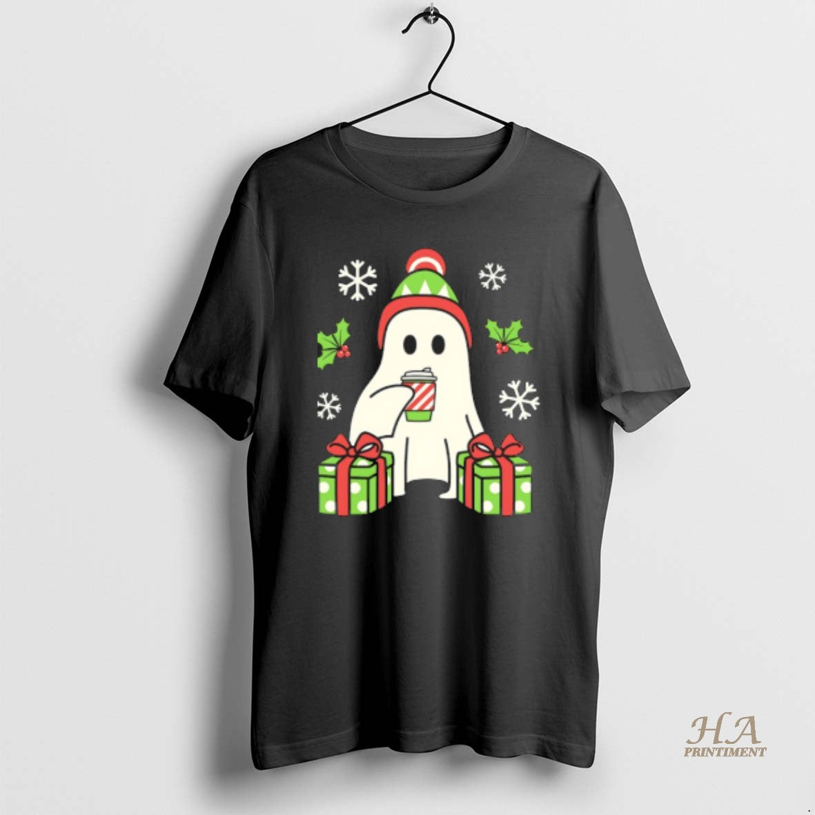 Official 2025 Christmas Ghost Shirt Hoodie Sweatshirt | PurePodTees.com