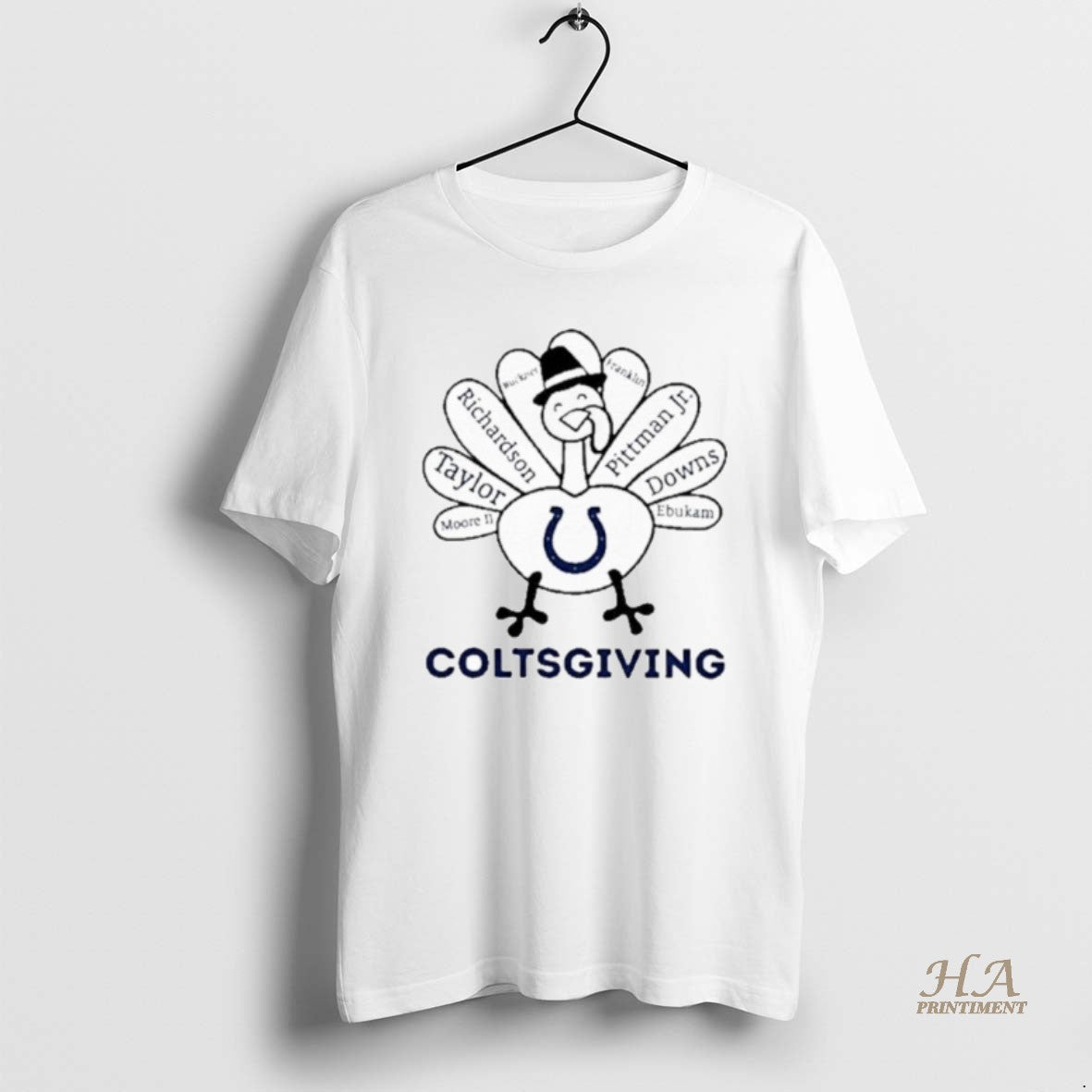 Official 2025 Coltsgiving Indianapolis Colts X Thanksgiving Shirt Hoodie Sweatshirt | PurePodTees.com