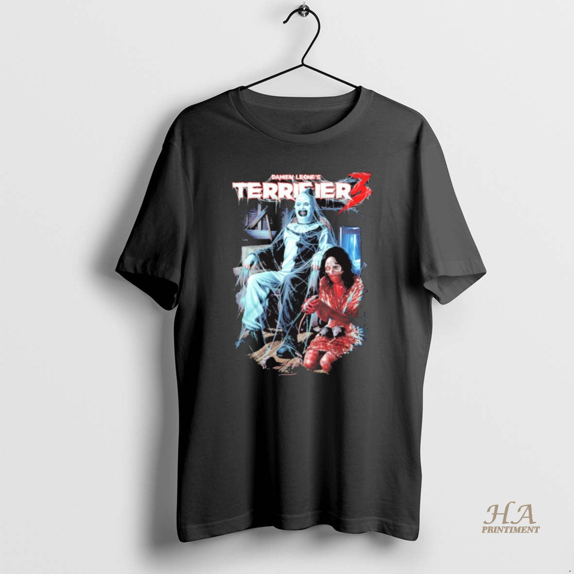 Official 2025 Damien Leones Terrifier 3 Terrors In The Attic Shirt Hoodie Sweatshirt | PurePodTees.com