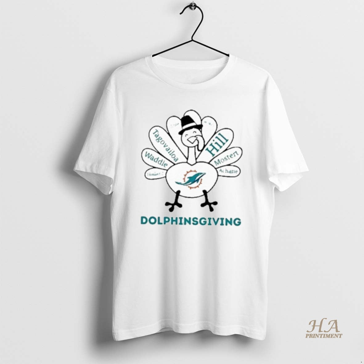 Official 2025 Dolphinsgiving Miami Dolphins X Thanksgiving Shirt Hoodie Sweatshirt | PurePodTees.com
