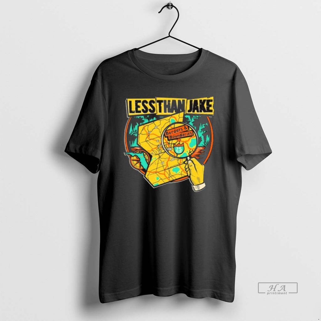 Official 2025 Less Than Jake Borders And Boundaries Anniversary Shirt Hoodie Sweatshirt | PurePodTees.com