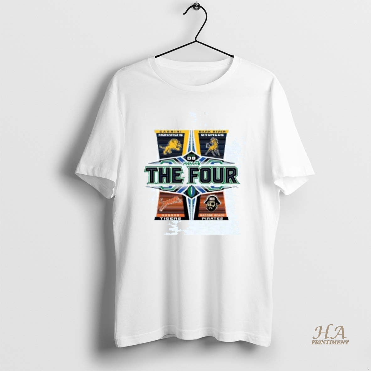 Official 2025 Mhsaa Football D8 The Four Shirt Hoodie Sweatshirt | PurePodTees.com