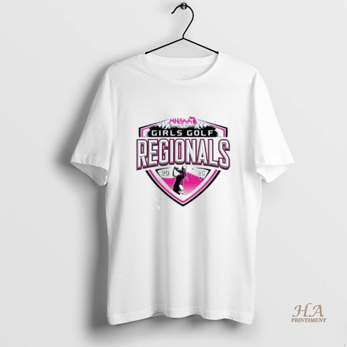 Official 2025 Mhsaa Girls Golf Regionals Shirt Hoodie Sweatshirt | PurePodTees.com