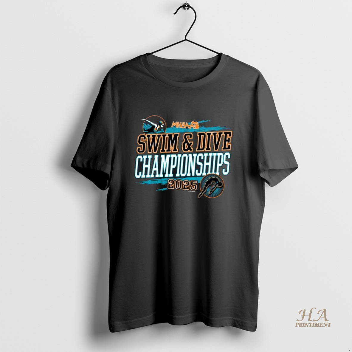 Official 2025 Mhsaa Girls Swim Dive Championships Shirt Hoodie Sweatshirt | PurePodTees.com