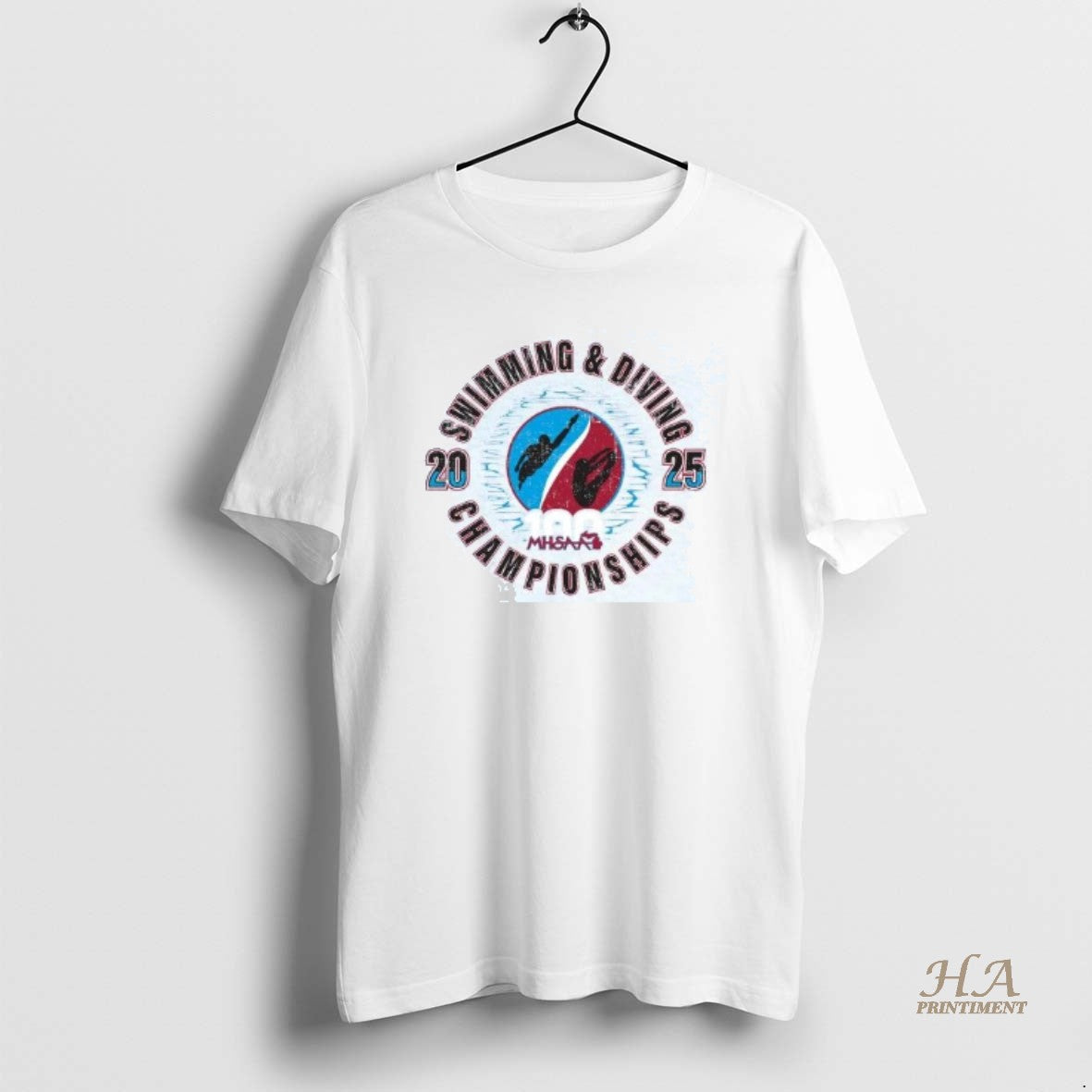 Official 2025 Mhsaa Swim Dive Championships Shirt Hoodie Sweatshirt | PurePodTees.com