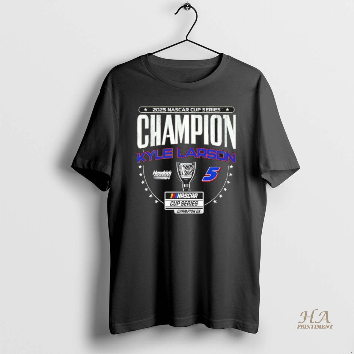 Official 2025 Nascar Cup Series 2x Champion Kyle Larson 5 Shirt Hoodie Sweatshirt | PurePodTees.com