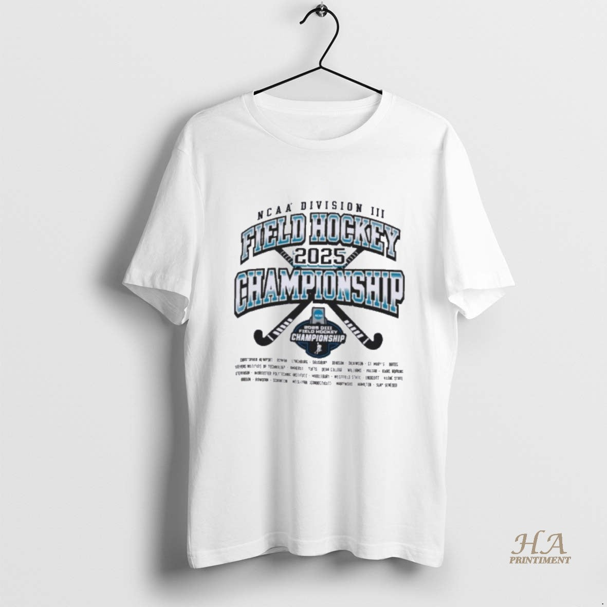 Official 2025 Ncaa Division Iii Field Hockey Championship Teams Shirt Hoodie Sweatshirt | PurePodTees.com