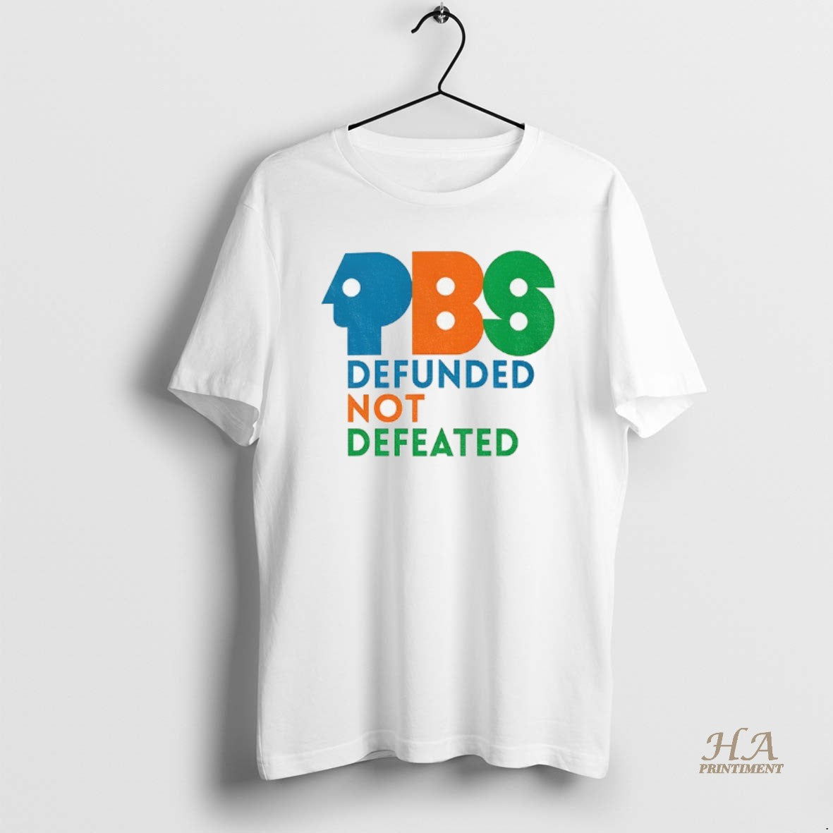 Official 2025 Pbs Defunded Not Defeated Shirt Hoodie Sweatshirt | PurePodTees.com