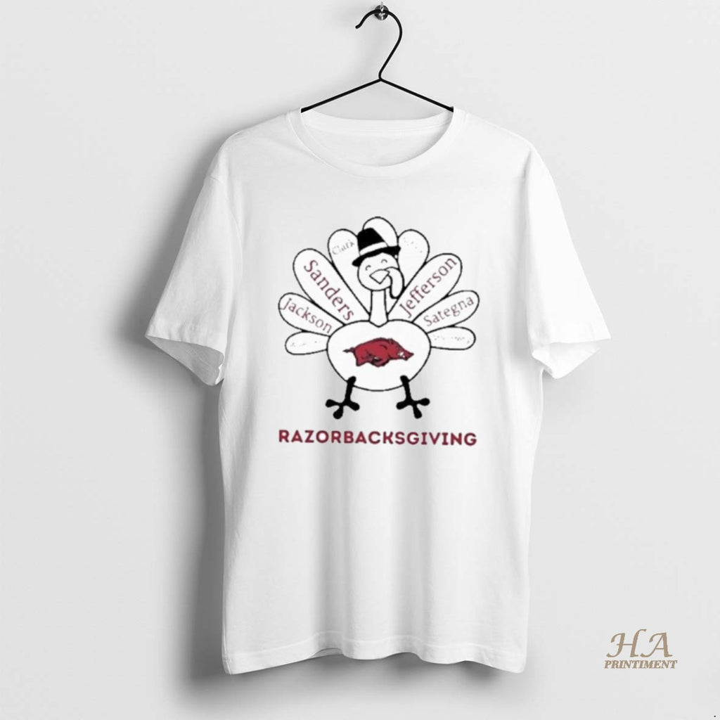 Official 2025 Razorbacksgiving Arkansas Razorbacks X Thanksgiving Shirt Hoodie Sweatshirt | PurePodTees.com