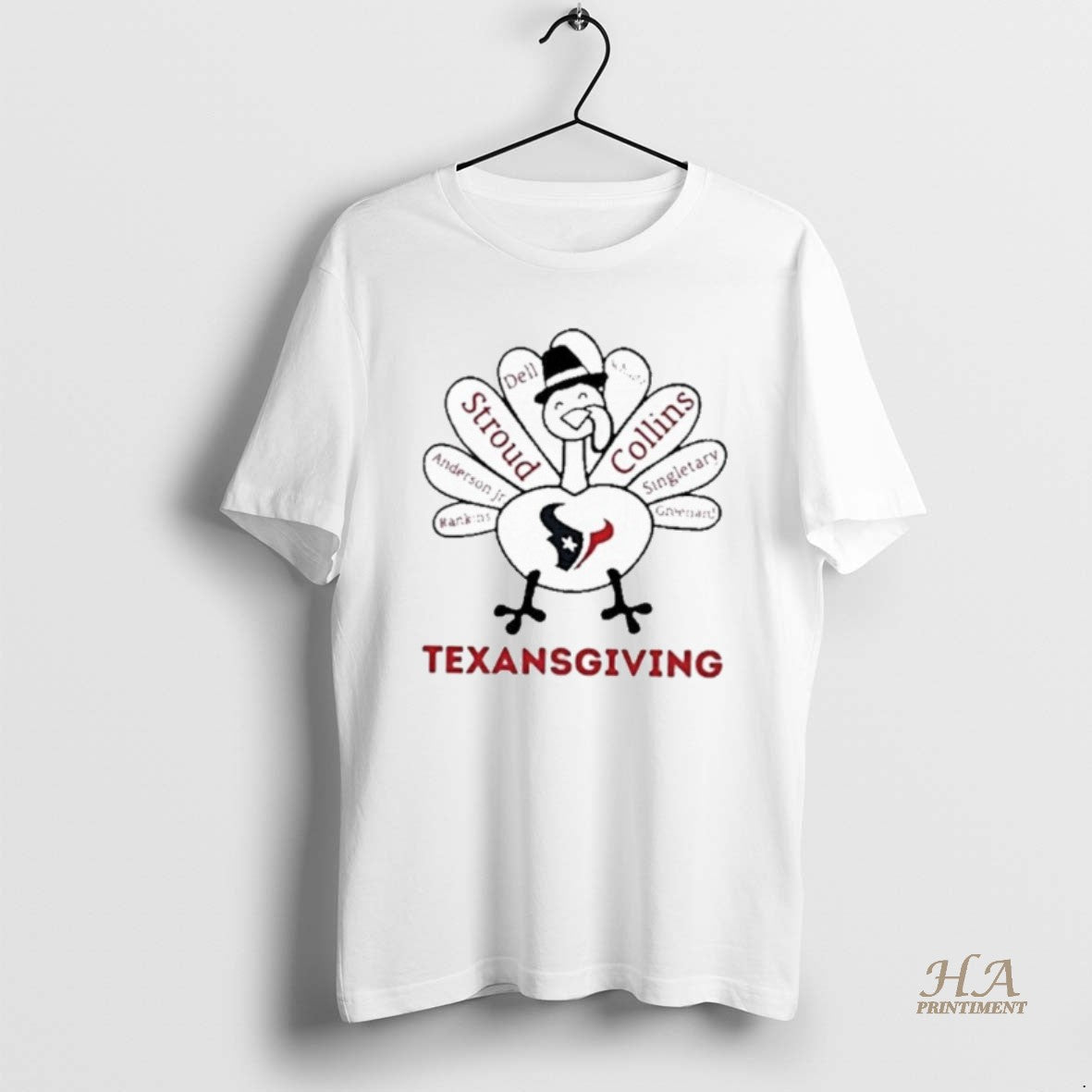 Official 2025 Texansgiving Houston Texans X Thanksgiving Shirt Hoodie Sweatshirt | PurePodTees.com