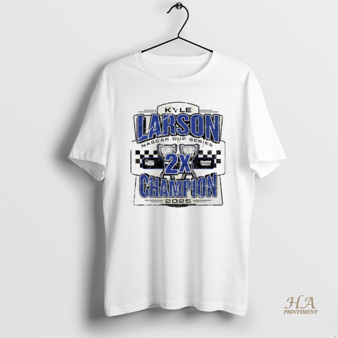 Official 2025 Two Time Nascar Cup Series Champion Kyle Larson Vintage Shirt Hoodie Sweatshirt | PurePodTees.com