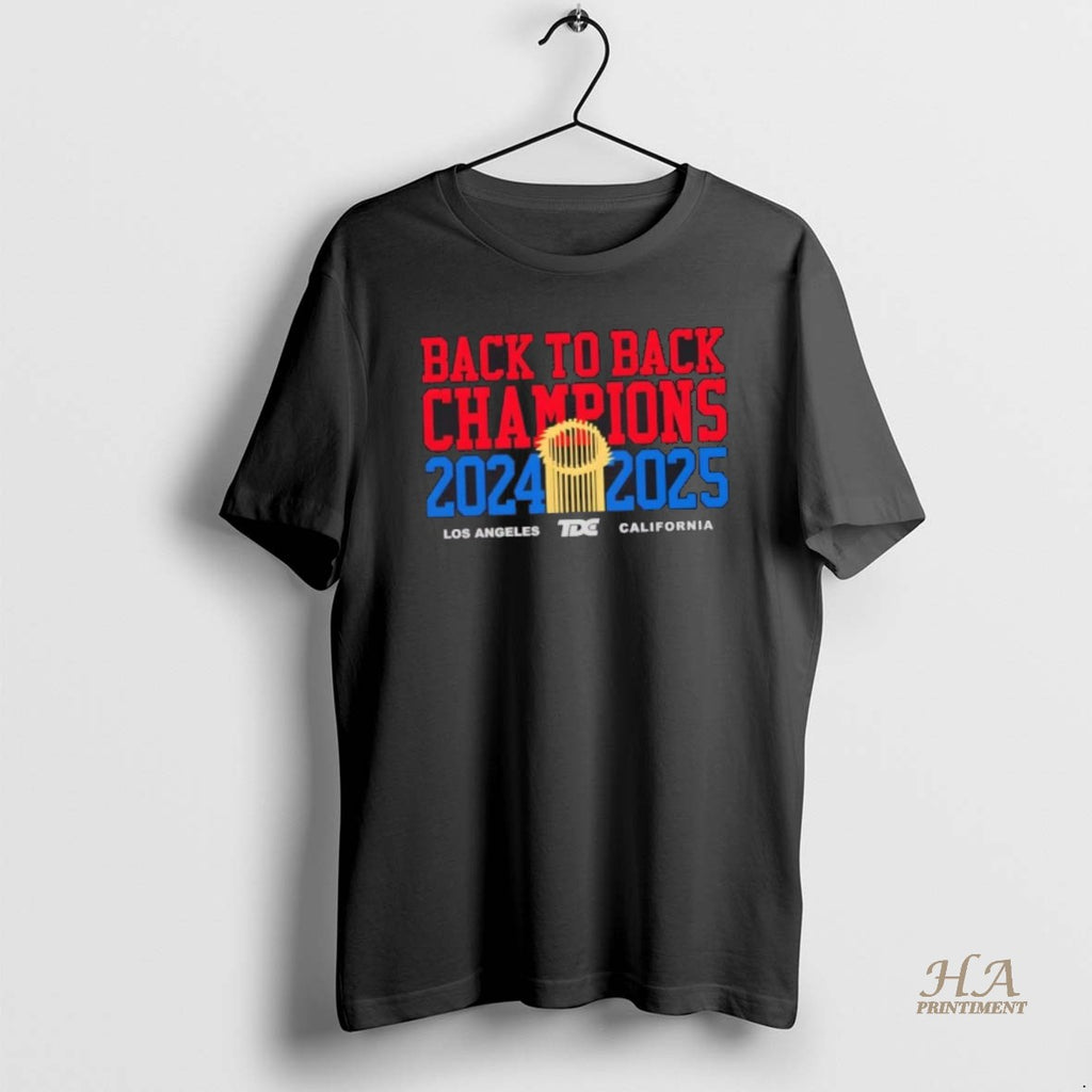 Official 2025 World Series Back To Back Champions 2024 2025 California Shirt Hoodie Sweatshirt | PurePodTees.com