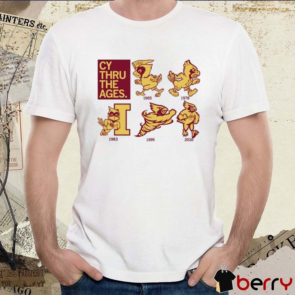 2026 Isu Cy Thru The Ages Iowa State University Mascot t-shirt