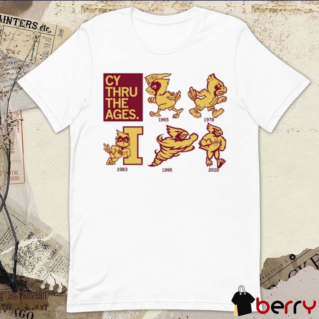 2026 Isu Cy Thru The Ages Iowa State University Mascot t-shirt
