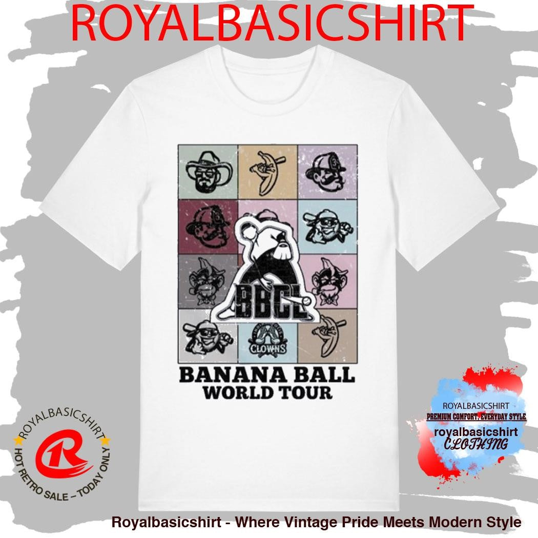 2026 Savannah Bananas Banana Ball World Tour Shirt