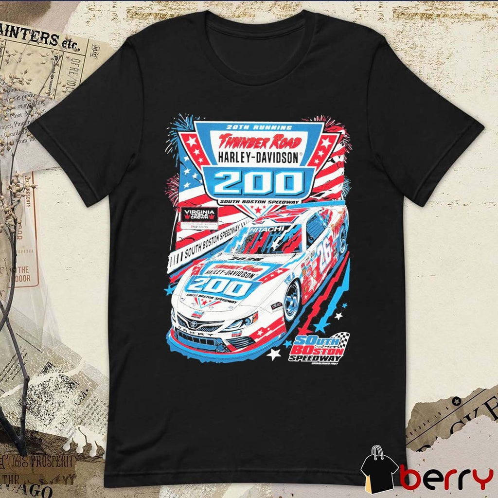20th Running Thunder Road Harley-Davidson 20 South Boston Speedway South Boston Speedway t-shirt