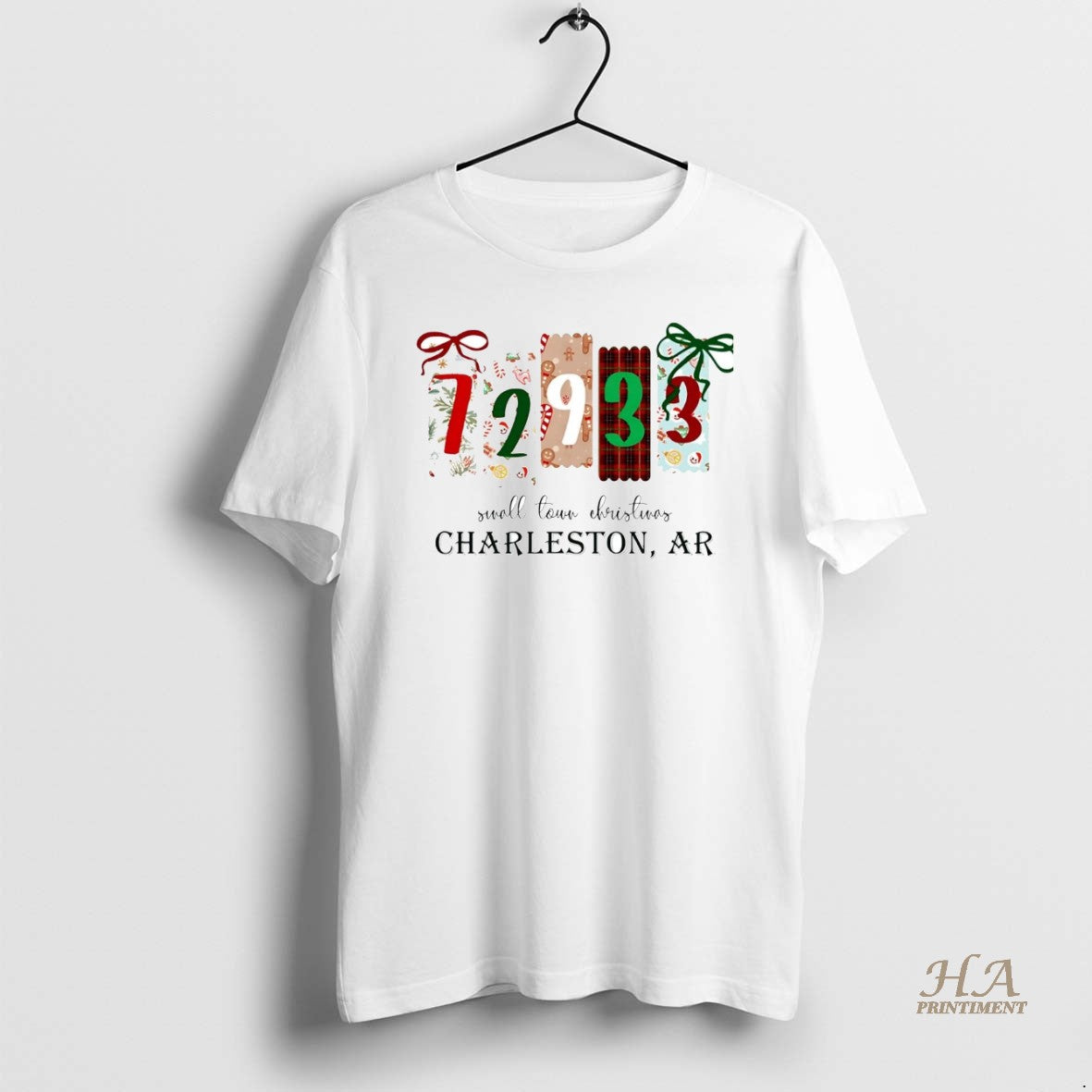 Official 72933 Small Town Christmas Charleston Shirt Hoodie Sweatshirt | PurePodTees.com