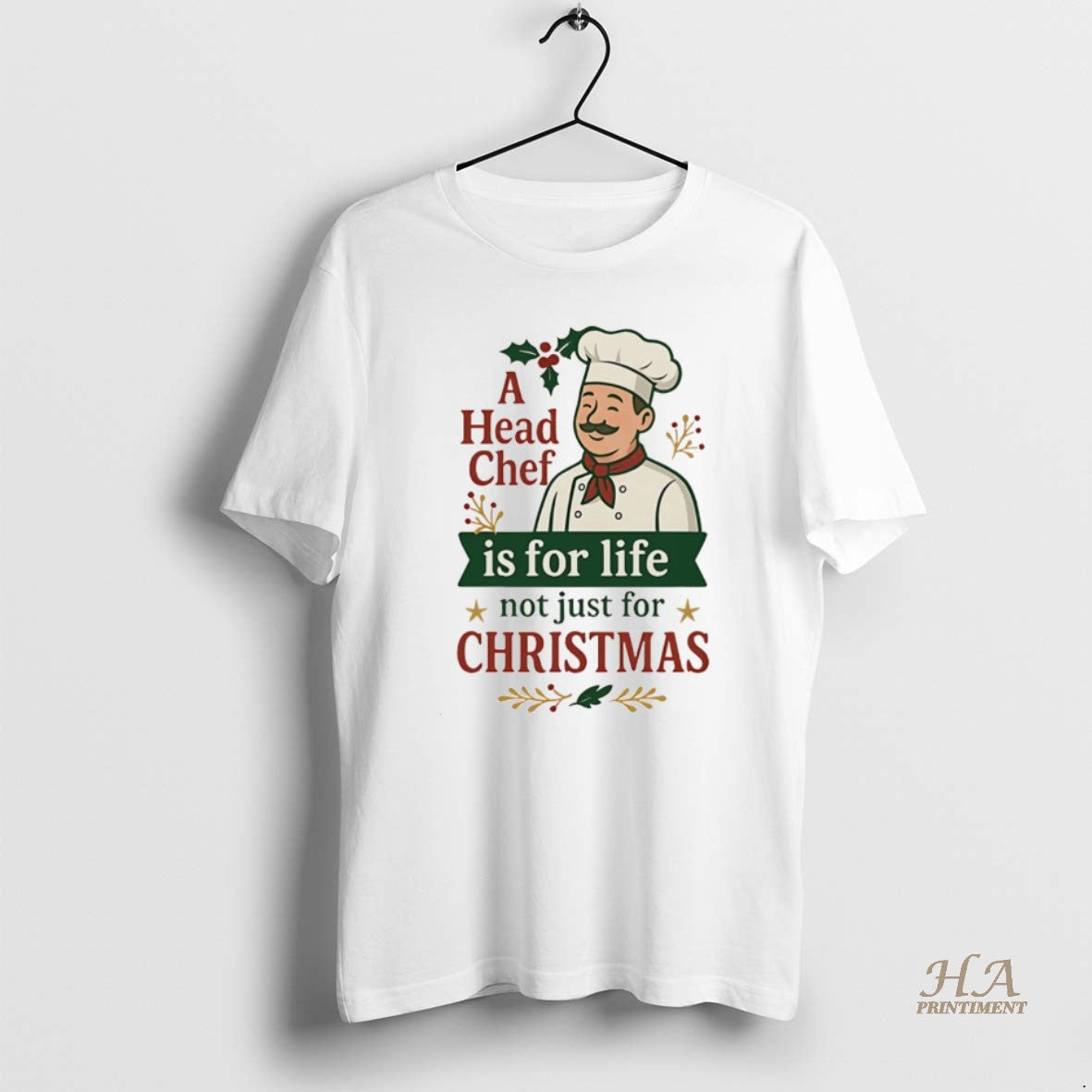 Official A Head Chef Is For Life Not Just For Christmas Christmas Shirt Hoodie Sweatshirt | PurePodTees.com