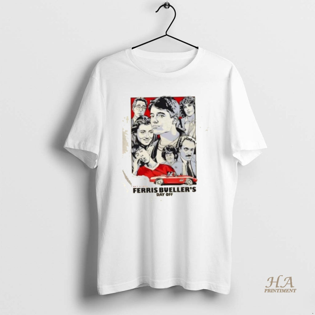 Official A John Hughes Film Ferris Buellers Day Off Shirt Hoodie Sweatshirt | PurePodTees.com