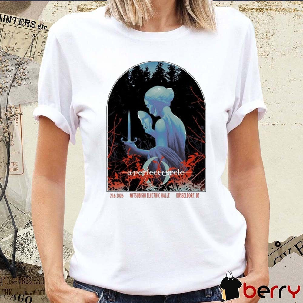 A Perfect Circle June 21 2026 Mitsubishi Electric Halle Düsseldorf, Germany t-shirt