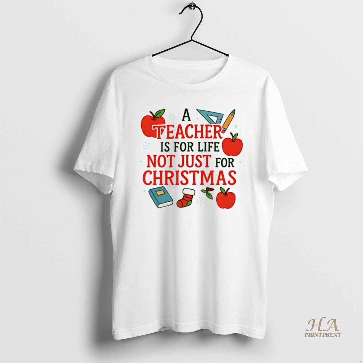 Official A Teacher Is For Life Not Just For Christmas Christmas Shirt Hoodie Sweatshirt | PurePodTees.com