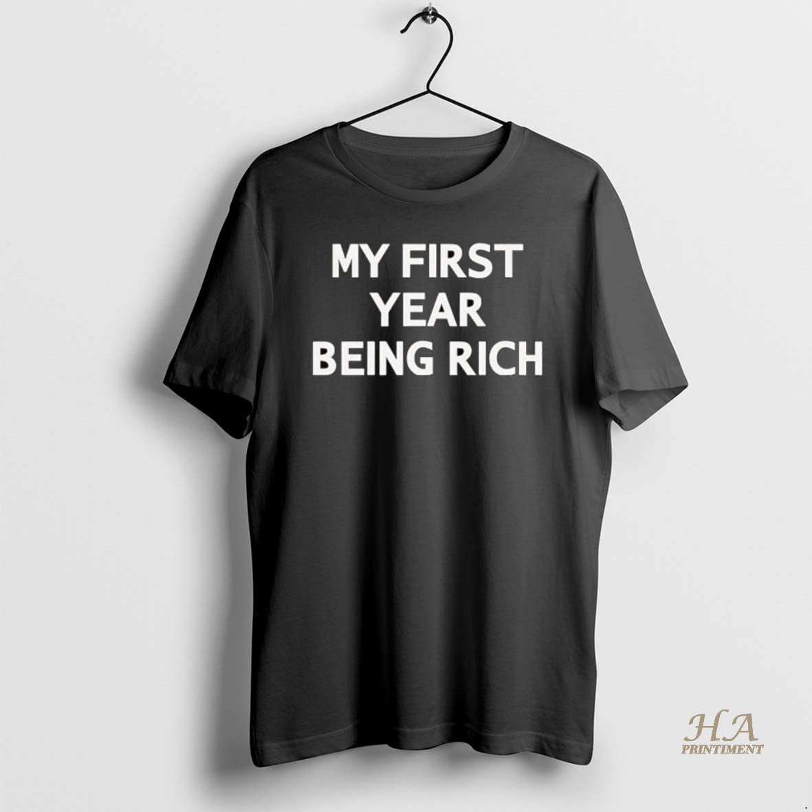 Official Asap Rocky Wearing My First Year Being Rich Shirt Hoodie Sweatshirt | PurePodTees.com