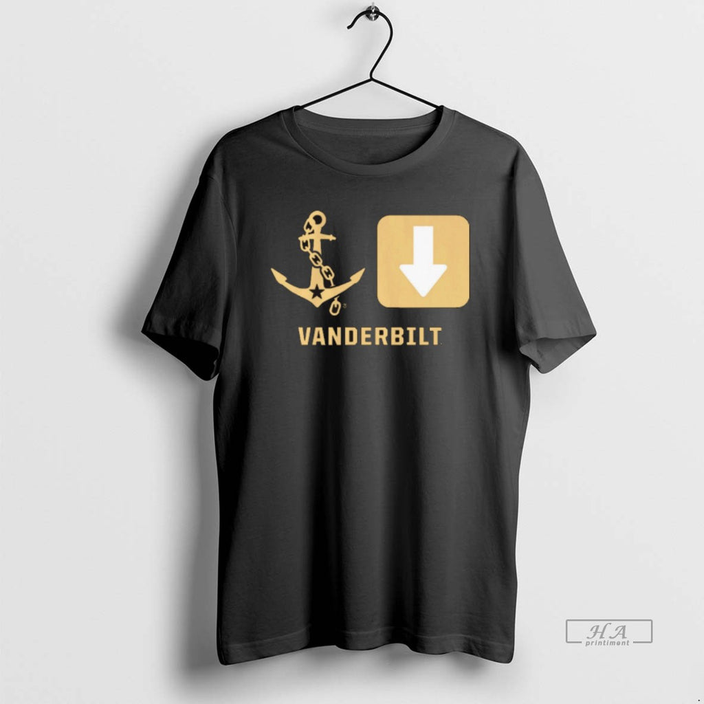 Official Asu Vanderbilt Commodores Ncaa Anchor Down Symbols Shirt Hoodie Sweatshirt | PurePodTees.com
