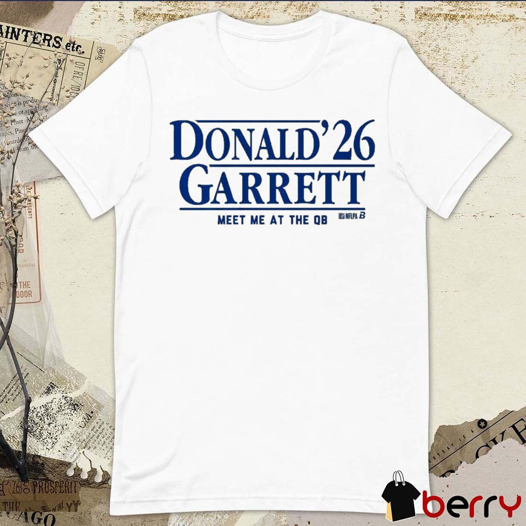 Aaron Donald and Myles Garrett 2026 Meet Me At The QB t-shirt