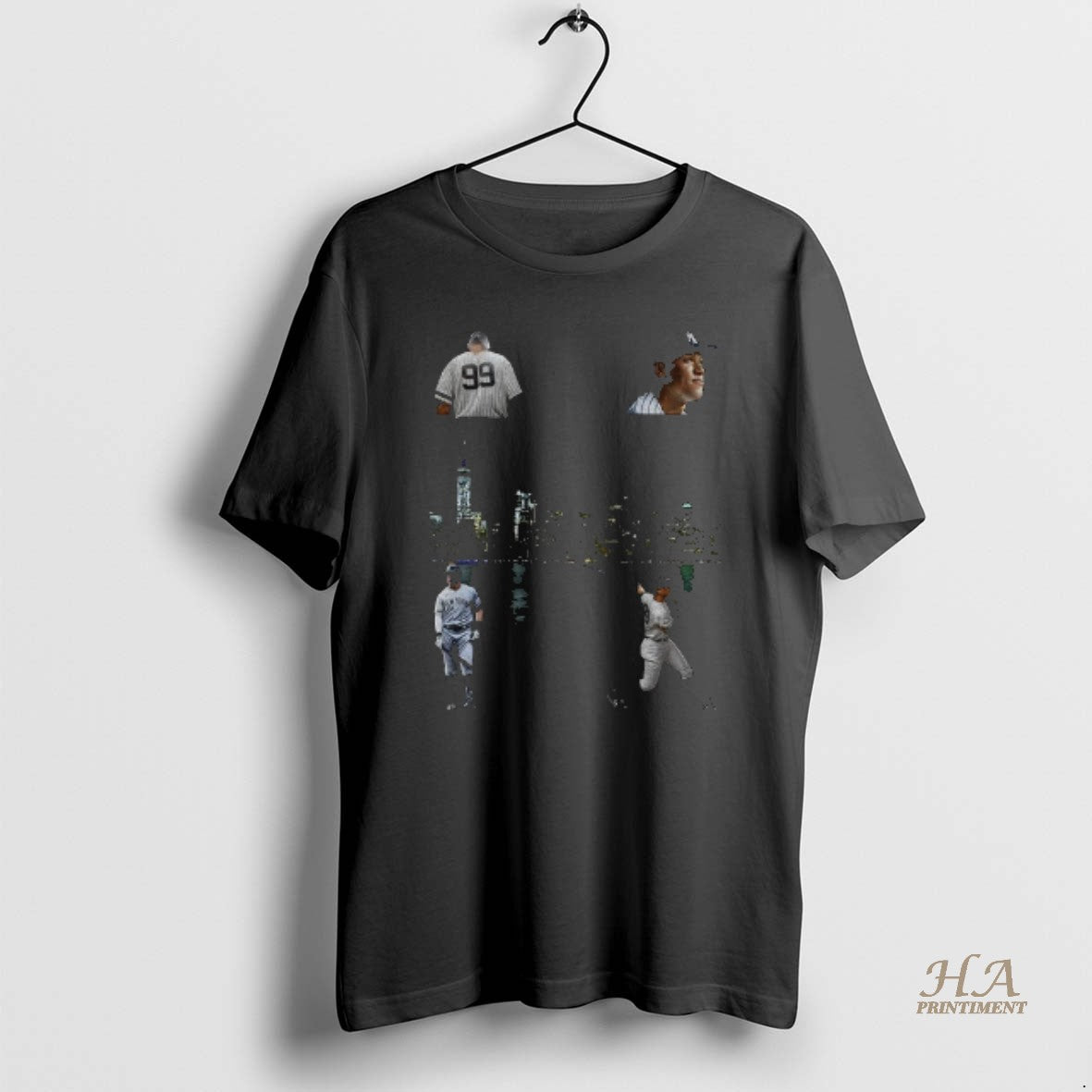 Official Aaron Judge 99 Mirror Goat New York Yankees Mlb Baseball 2025 Cartoon Shirt Hoodie Sweatshirt | PurePodTees.com