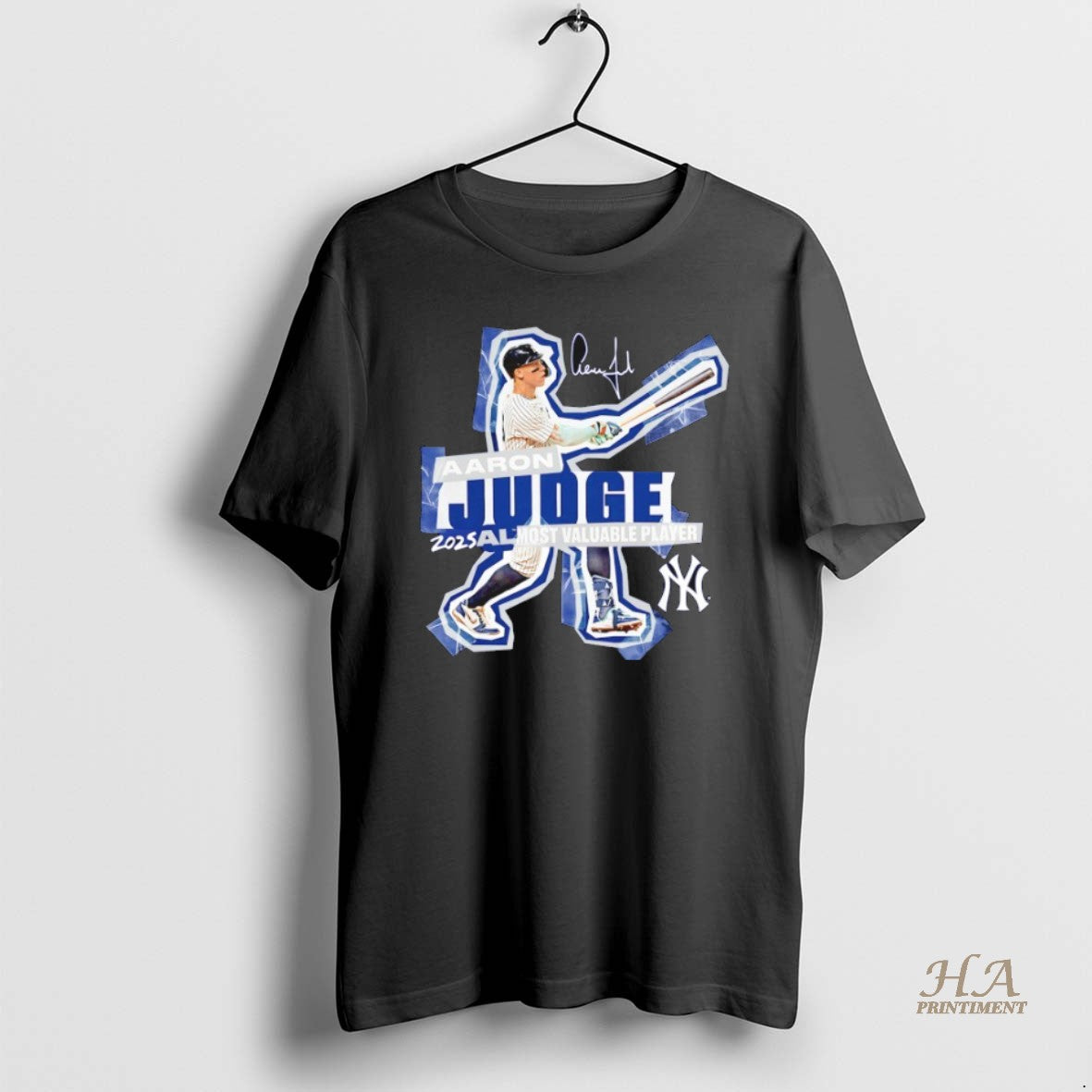 Official Aaron Judge New York Yankees 2025 American League Mvp Signature Shirt Hoodie Sweatshirt | PurePodTees.com